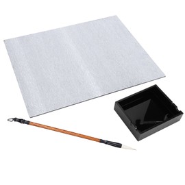 Relaxing Water Painting Board Repeatable Inkless Water Drawing Set with Brush and Stand