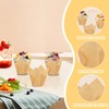 Tulip Cupcake Liners,50 Pieces Cupcake Muffin Liners Wrappers Baking Cups