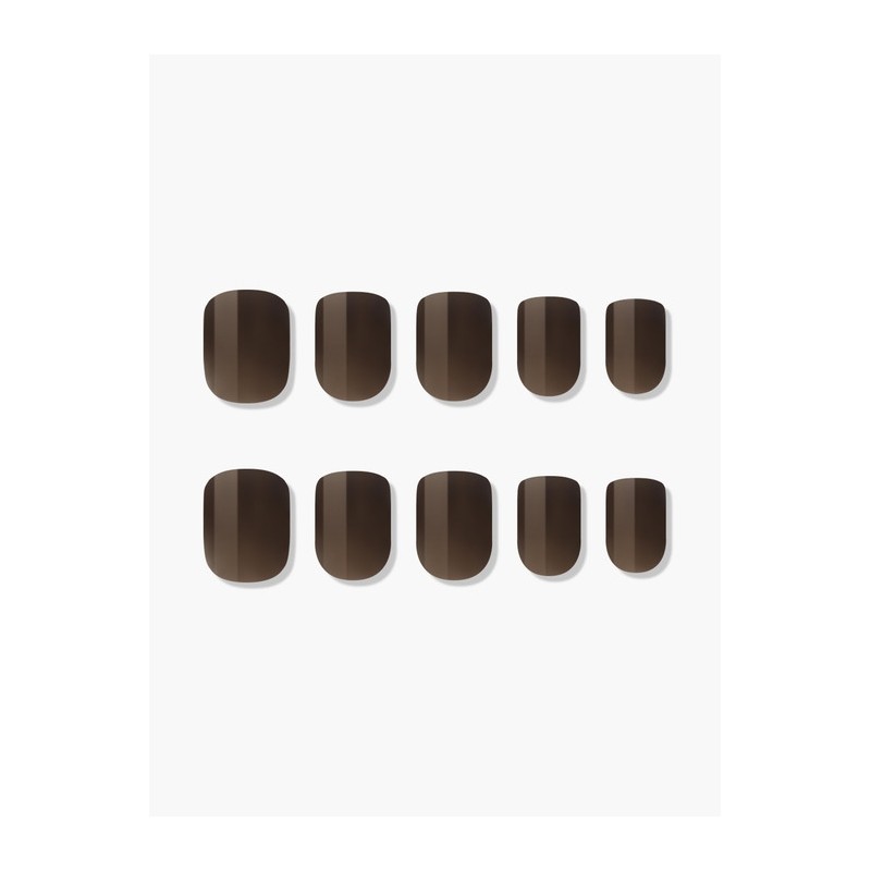 Reusable Nail Tips Earl Gray (Short Square) / 리유저블 네일팁