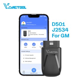 2026 NEW VDIAGTOOL D501 OBD2 Scanner Bluetooth Car Diagnostic Tool Fit for GMScreen Size: D501, Power Source: Corded Electric
