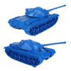 TimMee Toy Tanks for Plastic Army Men - Blue WW2
