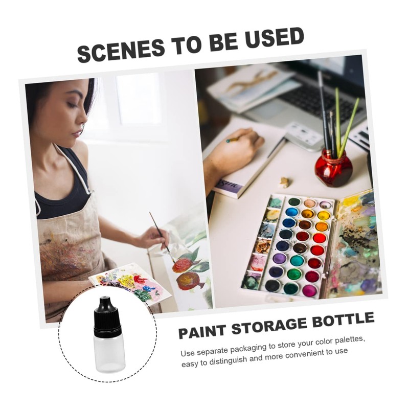 Tofficu 50pcs Pigment Ink Bottle Paints Tool Storage Organizer -Free