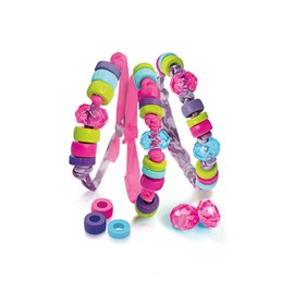 Clementoni 18534 Clementoni-18534-Crazy Chic Bracelets Glee Craft for Children from 7 Years Jewellery Girls, English, Multicoloured