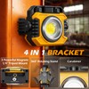Samyoung 2-Pack 2400LM Magnetic Rechargeable Work Light, Dual-Sided LED Work