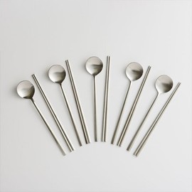 (10x10) ebro Stainless Steel Cutlery Set 5-Person Family Cutlery Set (Gift Box) / (텐바이텐)ebro 이브로 스텐 수저세트 5인조 세트 가족수저 (선물박스)