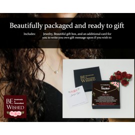 Teacher Appreciation Gifts for Women, 14K Gold Filled White Pearl Necklace with Meaningful Message