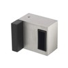 Cubicle Lock Keep with Buffer in Satin Stainless Steel 20mm