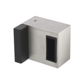 Cubicle Lock Keep with Buffer in Satin Stainless Steel 20mm Partition Deluxe Box Keep