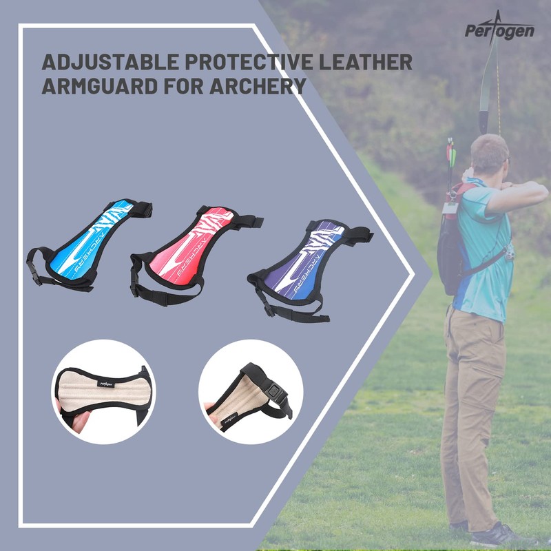 Perogen Archery Arm Guards Arm Adjustable Bow Protector for Adults