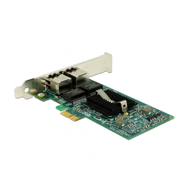 DeLock i82576 PCIe x1 Gigabit LAN 2x RJ45 + Low