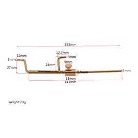 Alnicov Violins Viola Sound Post Gauge Brass for Luthier Repair Install Tools Install Accessories