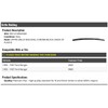 Marketplace Auto Parts, Upper Grille Molding - Chrome/Black - Compatible