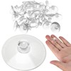 AccEncyc 30 Small Suction Cups 20mm/0.8in Mini Suction Cups for