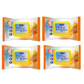 Allergy Relief Wet Wipes - Hayfever Allergy Relief Wipes (Pack of 4)- Natural Remedy Hayfever Relief Wipes - Gentle Wipes for Eyes, Face and Hands - Hay Fever Symptoms