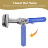 Drum Faucet for 55 Gallon Drum, 2" Stainless Steel Barrel