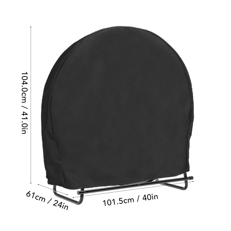 Firewood Cover Round Log Hoop Cover 210D Oxford Colth Water
