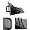 QWORK® Set of 4 Wheel Chocks Trailer Brake Chocks with