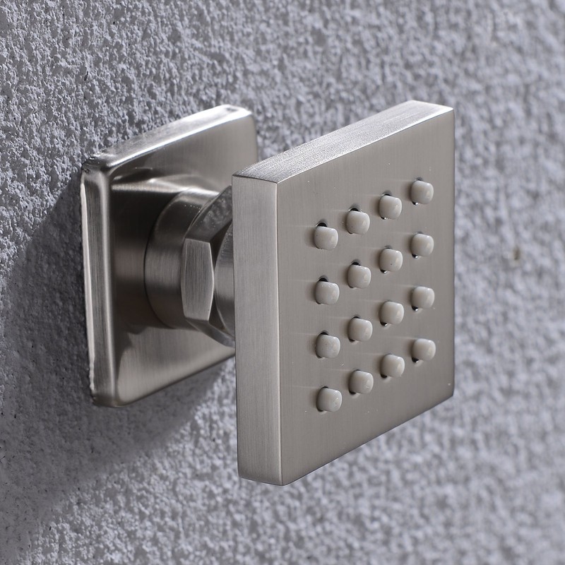 Solid Brass Body Spray Shower Jet Adjustable Massage Spa Side