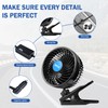 XOOL 12V 6'' Car Fan, Clip Fan 360 Degree Rotatable