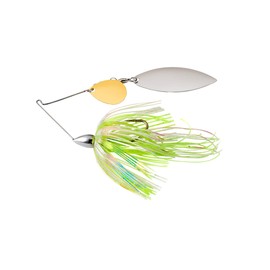War Eagle Nickel Frame Tandem Willow Spinnerbait Flash Skirt 3/8 oz.