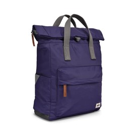 Roka London Canfield B Small Sustainable Mulberry Nylon Backpack Mulberry Small Minimalist, Purple (mulberry), S