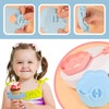 AYVRUOP 2 Stück Kinder Katzenpfoten Eiszapfenhalter, blau und rosa für