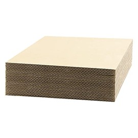Golden State Art, 25 Pack 6 x 9 Inches Corrugated Cardboard Sheet Pads 1/16" Thick, Paper Cardboard Inserts for Packing, Mailing, Crafts and Art Projects