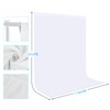 White Backdrop Photography 1.5x2m/5x6.5ft, Bonvvie Solid White Photo Video Background,