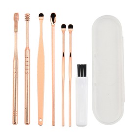 Earwax Cleaning Tool, set Ear Wax Removal Kit | Ear Cleansing Tool Set, Ear Curette Ear Wax Remover Tool With Cleaning Brush And Storage Box
