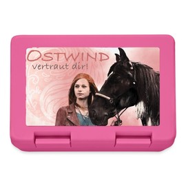 Spreadshirt Ostwin Der Große Orkan Ostwind Vertraut Dir! Lunch Box, One Size, Pink