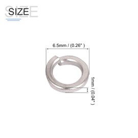 METALLIXITY Split Lock Washer (M4) 100Pcs, 304 Stainless Steel Spring Lock Washer Elastic Gasket - for Household Applications