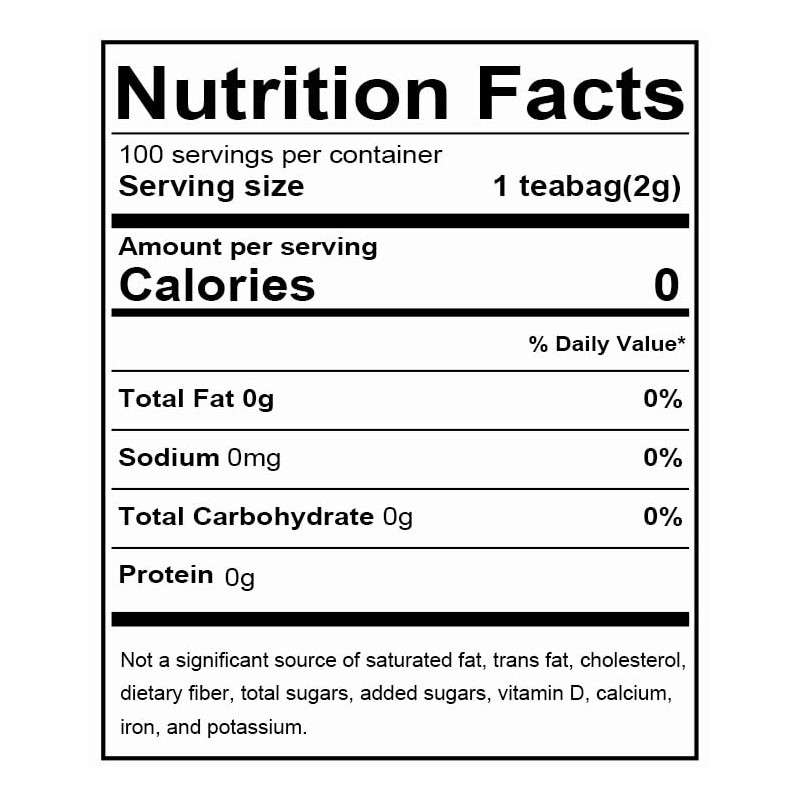 TeeLux Decaf Hot Cinnamon Black Tea, Decaffeinated Black Tea with