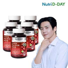 뉴트리디데이 프리미엄 아누카사과 비오틴 5병 총15개월분 NutriDay Premium Anuka Apple Biotin 5 Bottles for a Total of 15 Months