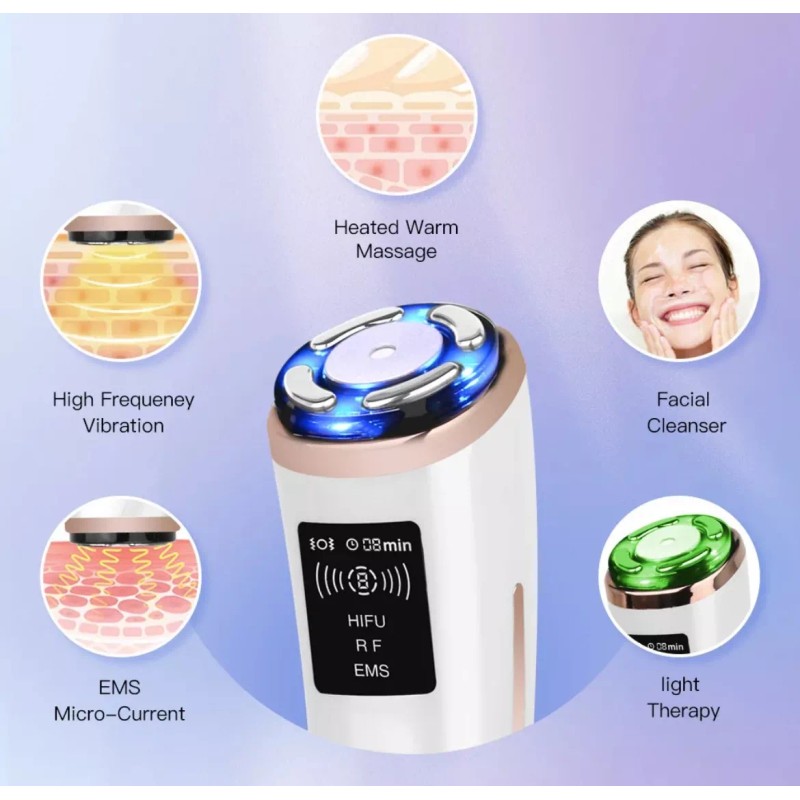 Mini Hifu Radiofrecuencia Facial Corporal Flacidez+ Regalo