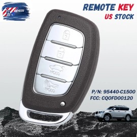 KEYECU New Smart Key for Hyundai Sonata 2018 2019 Remote Fob +Insert Key 95440-C1500NNA