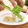 HG HGROPE Vegetable Cutter-Stainless Steel Multifunction Pressing Garlic, Green