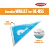 Pack of 2 Large Transparent Triangle Ruler Set Square: 12