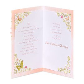 American Greetings Birthday Card for Mom from Daughter (With Love)