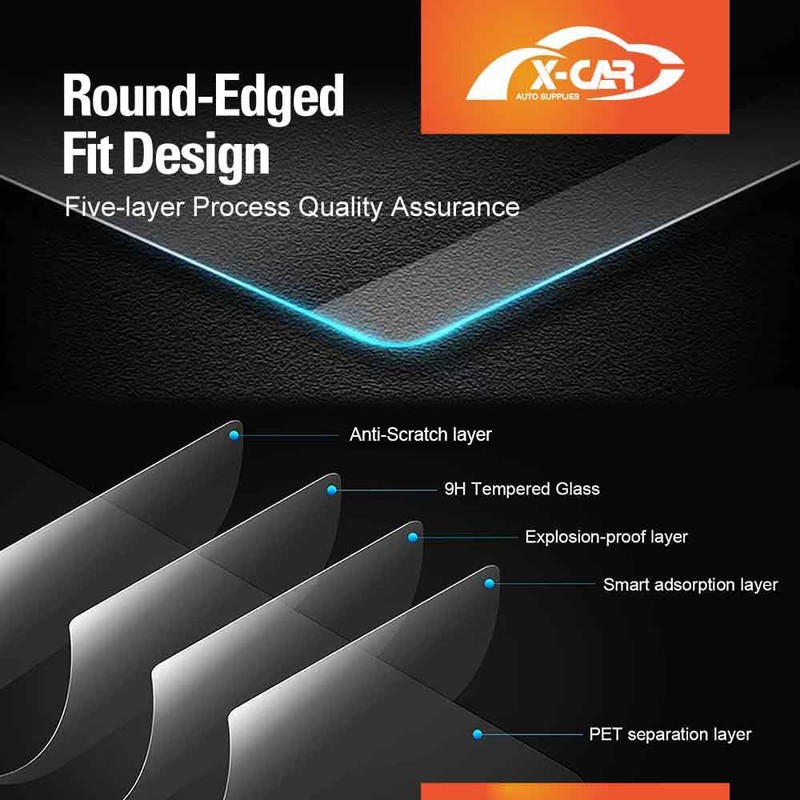 X-CAR Screen Protector for Ford Next-Gen Ranger 2022-2025 12-inch Navigation