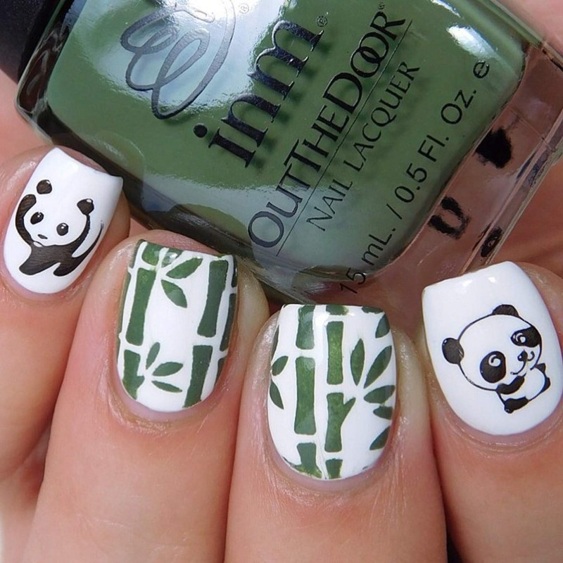 Whats Up Nails - Bamboo Vinyl Stencils for Nail Art