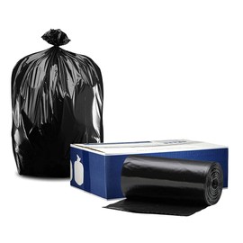 Plasticplace 40-45 Gallon Trash Bags On Rolls 1.2 Mil, 40"w X 46"h, 100 Count