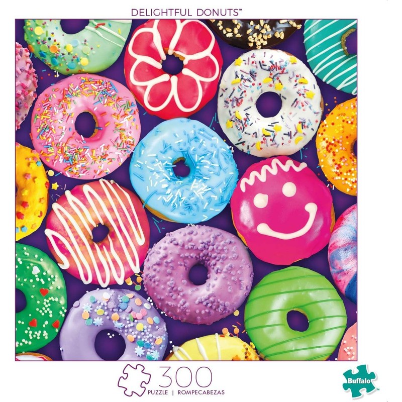 Buffalo Games - Delightful Donuts - 300 Piece Jigsaw Puzzle
