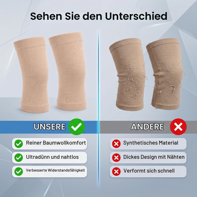 Knee Brace Pure Cotton 2 Pack Compression Knee Brace Ultra