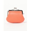 Beams Japan Matsunoya Cowhide Leather Mini Wallet Pouch, orange, ONE