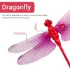 Dragonfly Hat Clip for Bugs,5Pcs Fake Dragon Clips for Hats