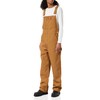 Dickies mens Bib overalls and coveralls workwear apparel, Brown Duck,