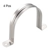 sourcing map Rigid Pipe Strap 80 mm Diameter 3.1 Inch