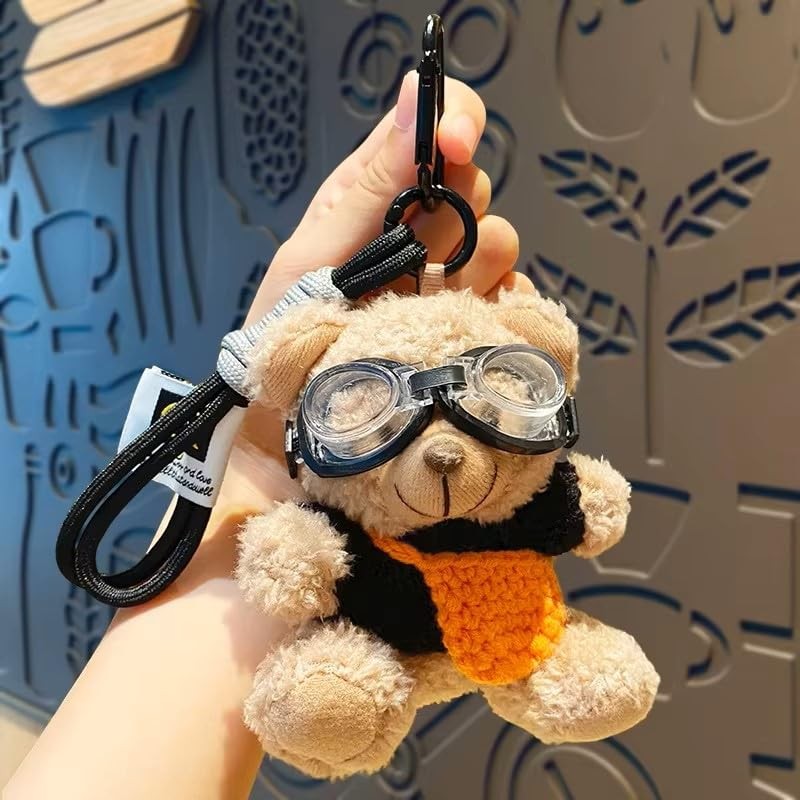Amily, 8 Kinds of Bears, Matching Keychain, Fluffy, Cute, Teddy