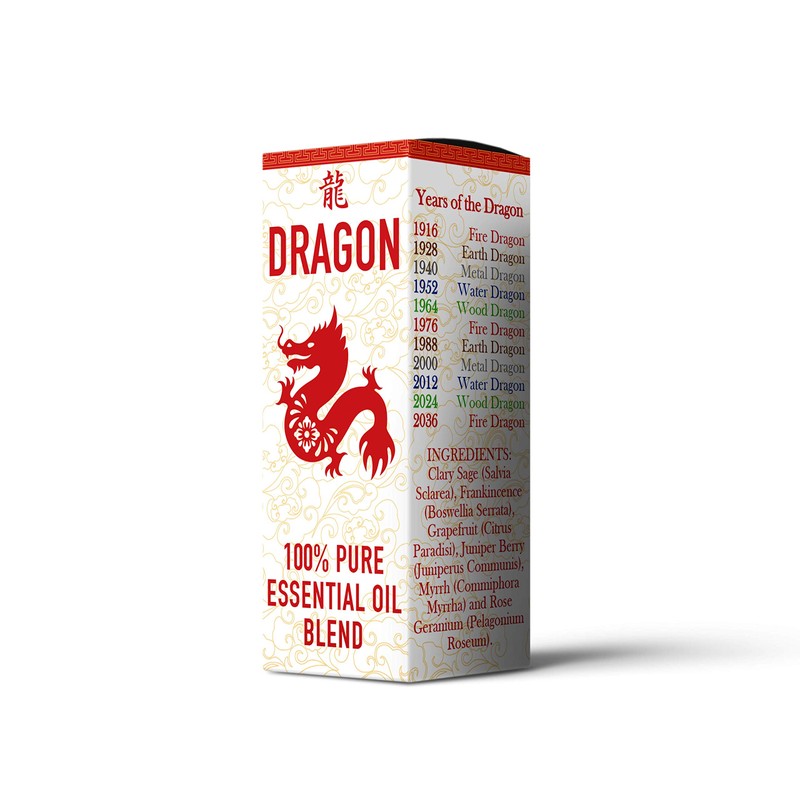 Mystic Moments Dragon | ätherische Ölmischung Chinesisches Sternzeichen 10 ml,