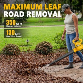 ALLOYMAN Electric Leaf Blower,7AMP Lawn Blower,130MPH Mini Leaf Blower Lightweight & Portable for Lawn Care/Snow Blowing